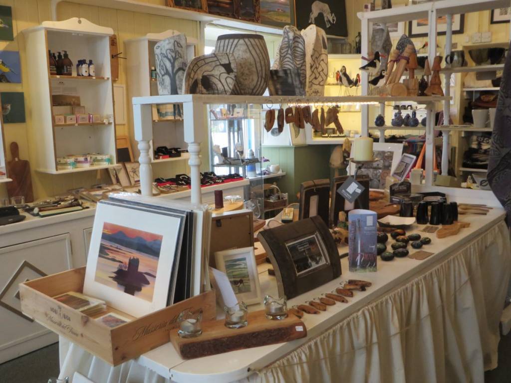 Gift shop displaying lots of merchandise